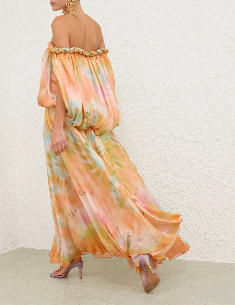 Luna Twist Billow Gown