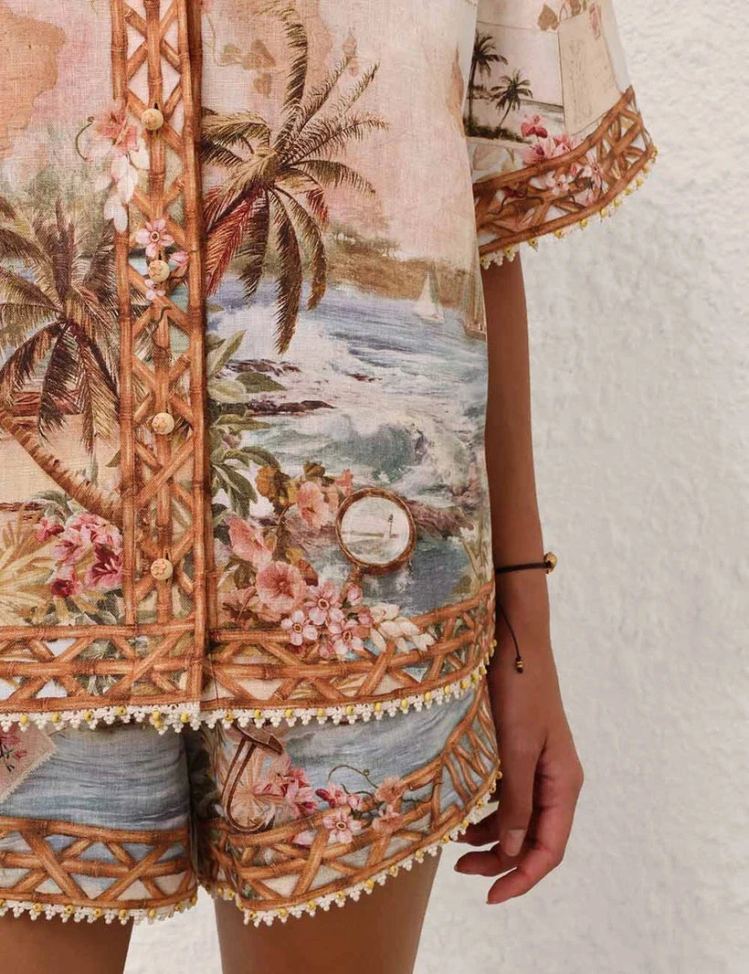 Mahon Shirt & relaxed short set