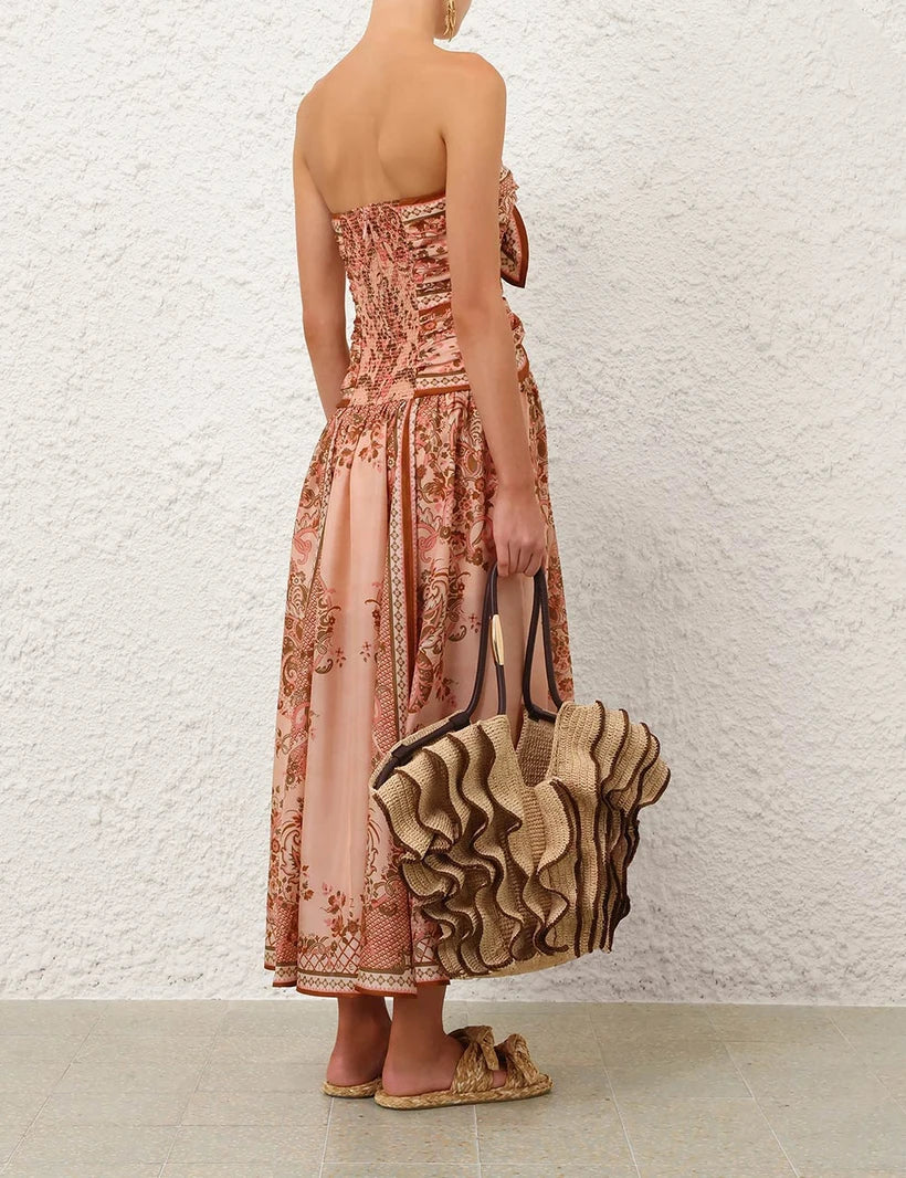 Aster Scarf Midi Dress