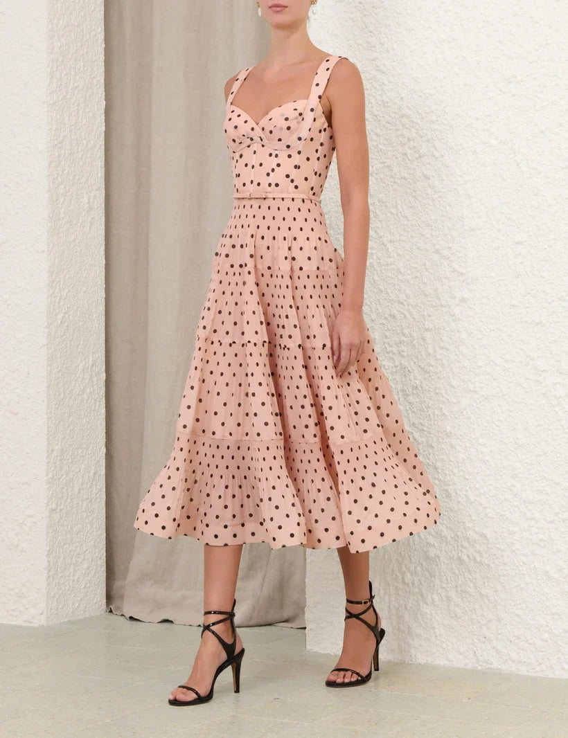Pleated Draped Mini Dress