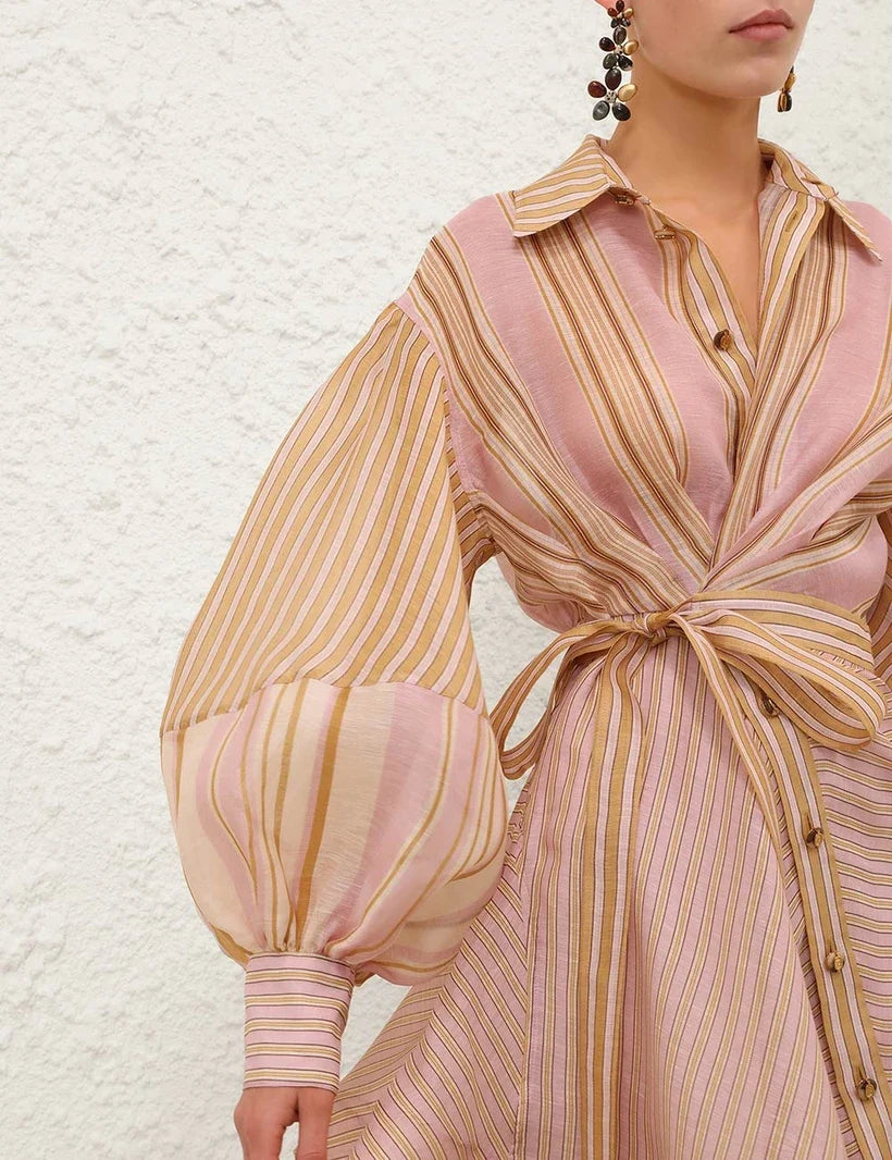 Alchemy Striped Mini Dress