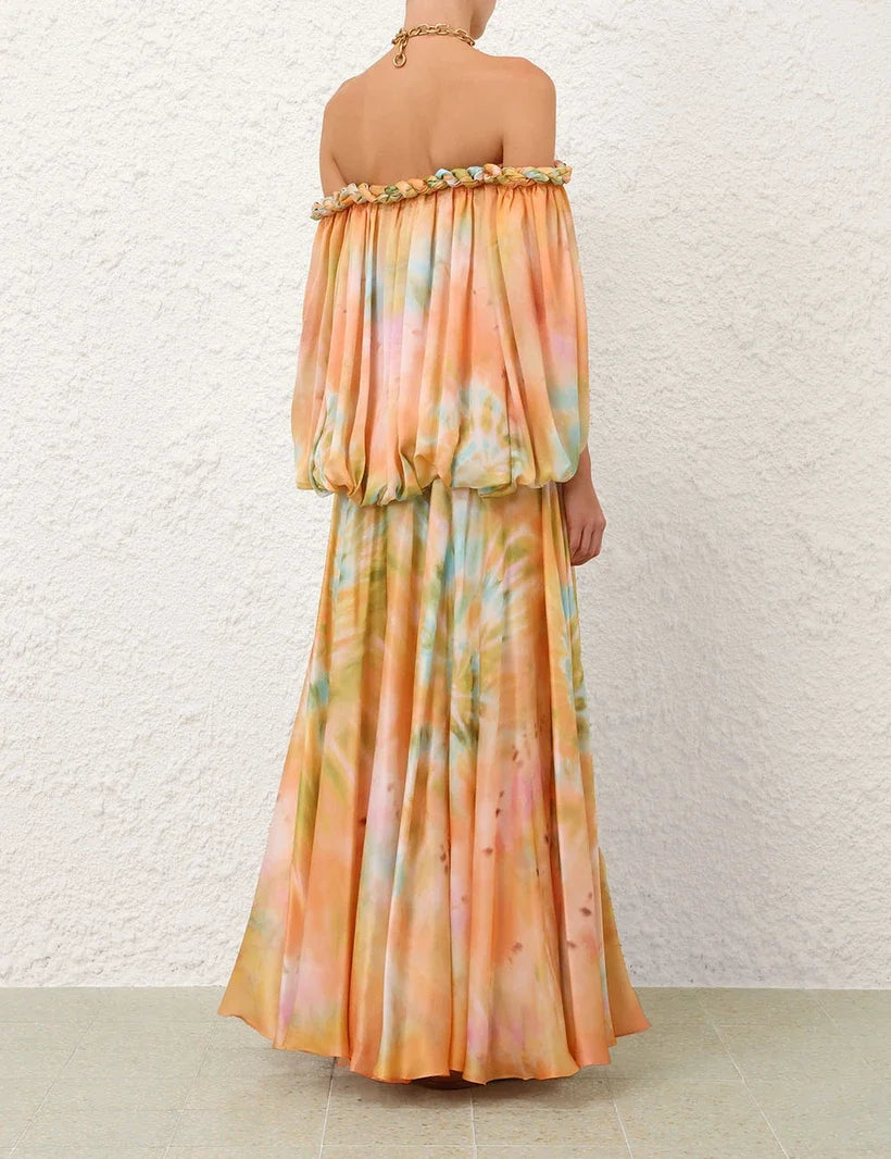 Luna Twist Billow Gown