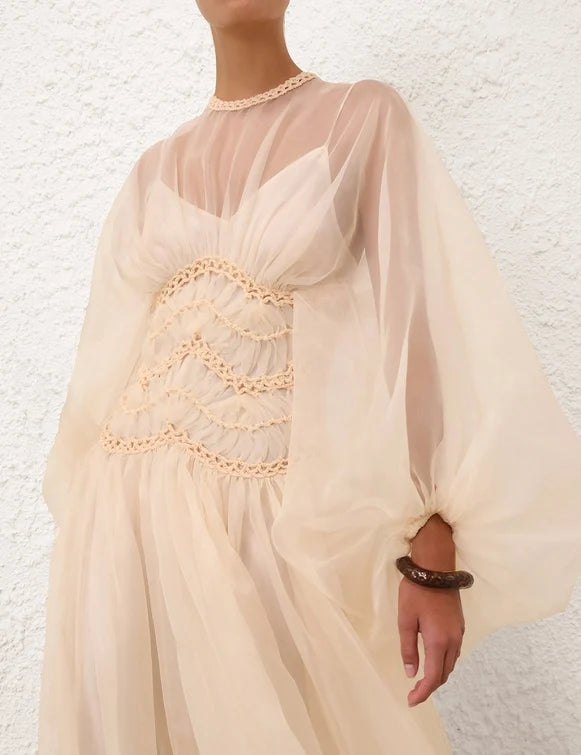 Illuminate Macrame Gown