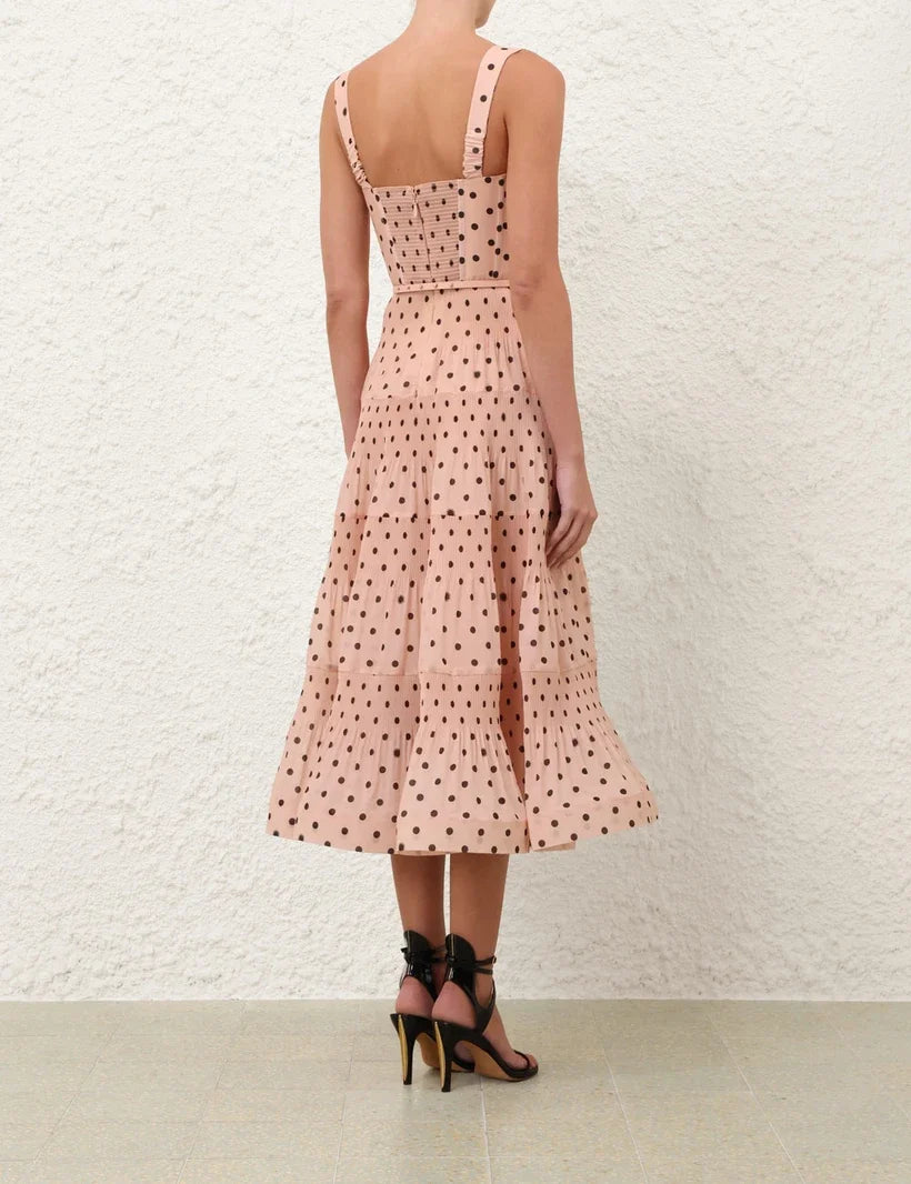 Pleated Draped Mini Dress