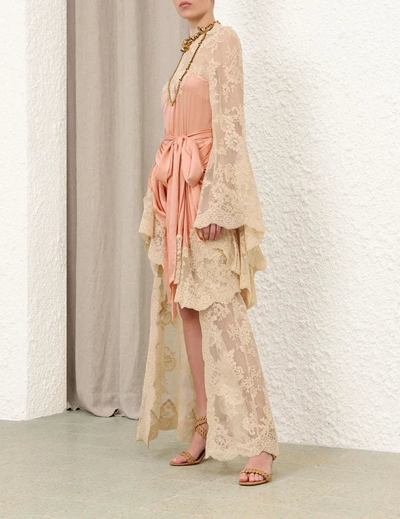 Hypnotic Satin Drape Dress