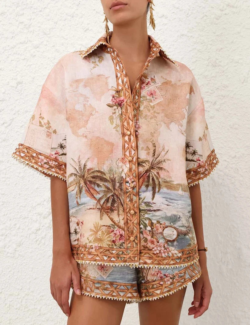 Mahon Shirt & relaxed short set