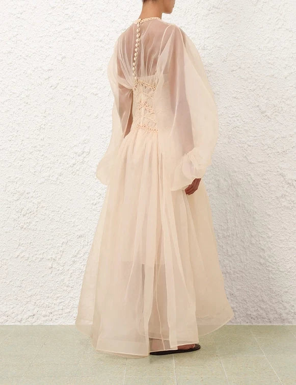 Illuminate Macrame Gown
