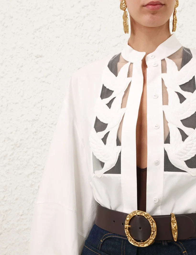 Luna Applique Blouse
