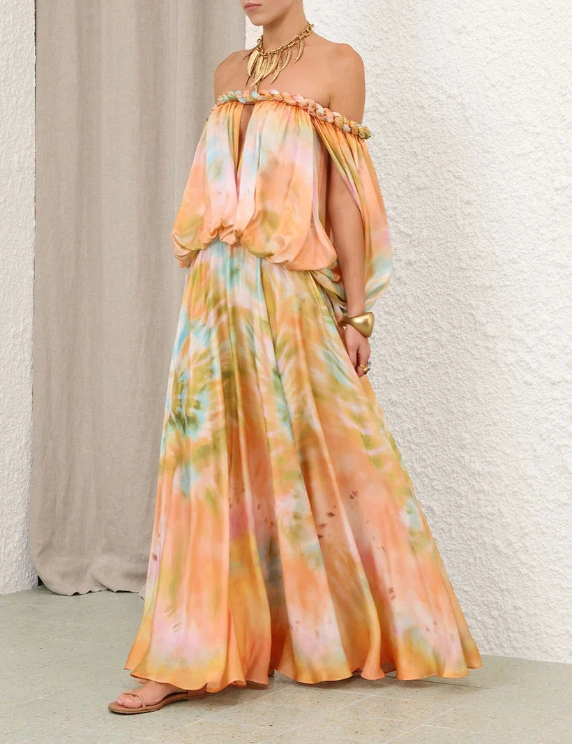 Luna Twist Billow Gown