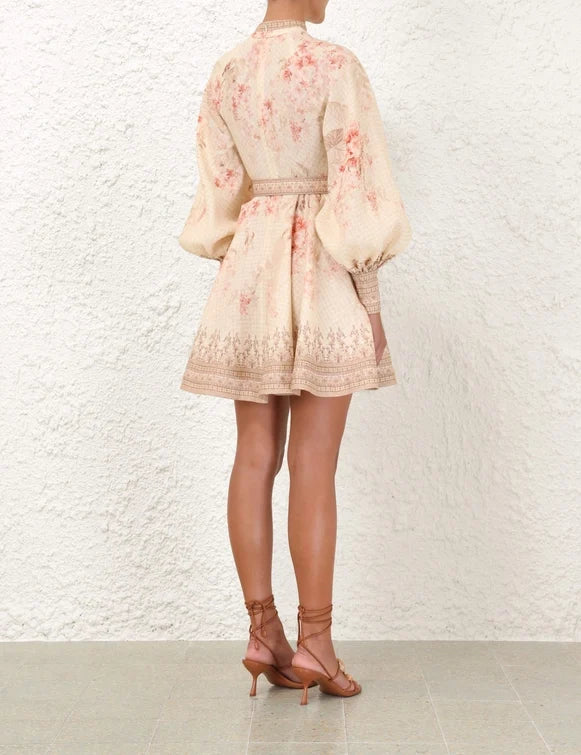Illuminate Buttoned Mini Dress