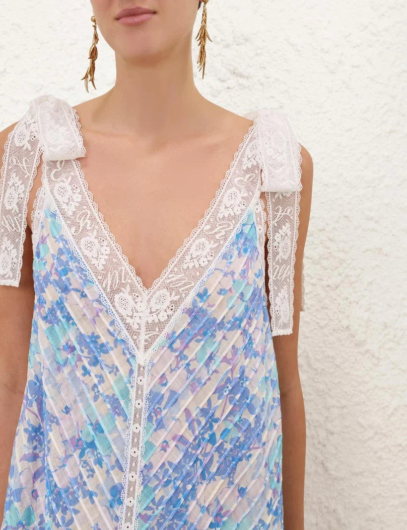 Solstice Lantern Mini Dress