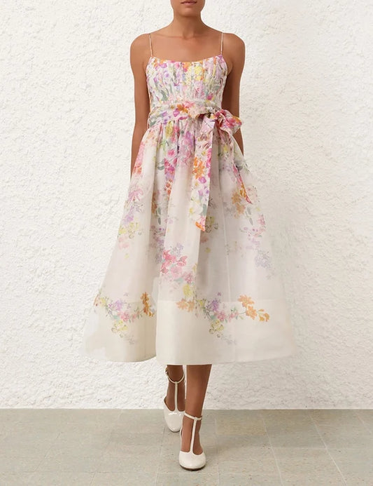 Natura Corset Midi Dress Style