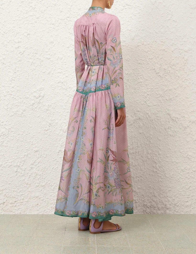 Indra Long Sleeve Maxi Dress