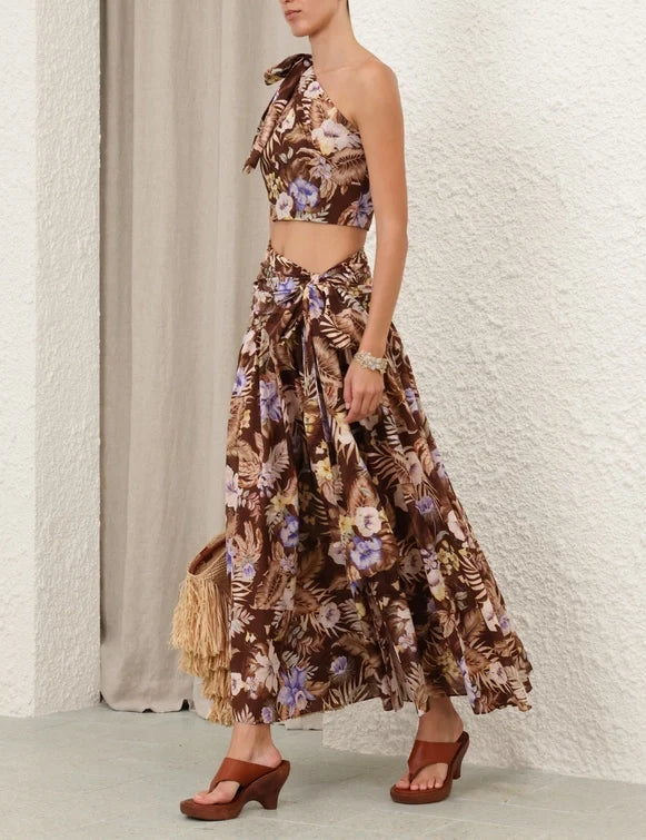 Coco Crop Bodice & Maxi Skirt Set