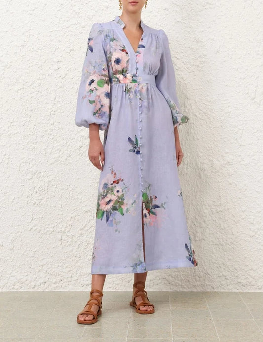 Everley Plunge Midi Dress