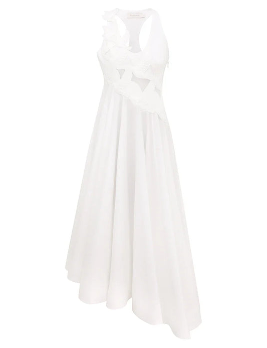 Luna Applique Midi Dress