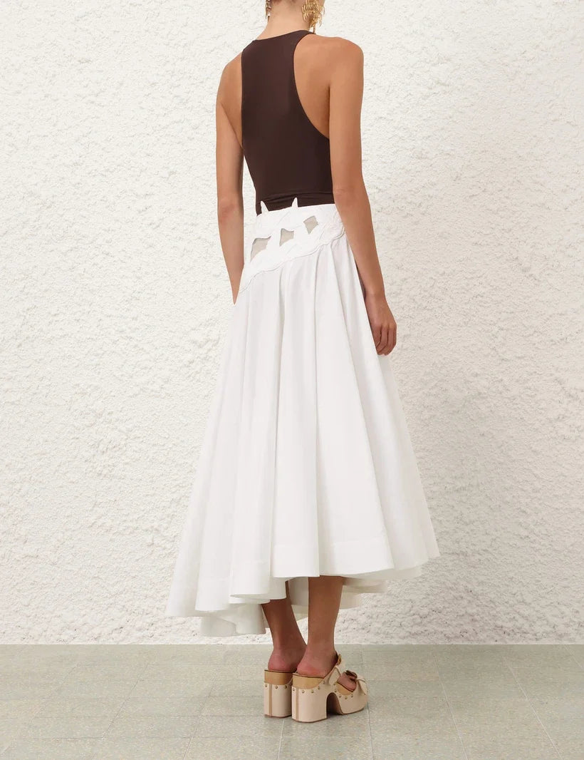Luna Applique Maxi Skirt