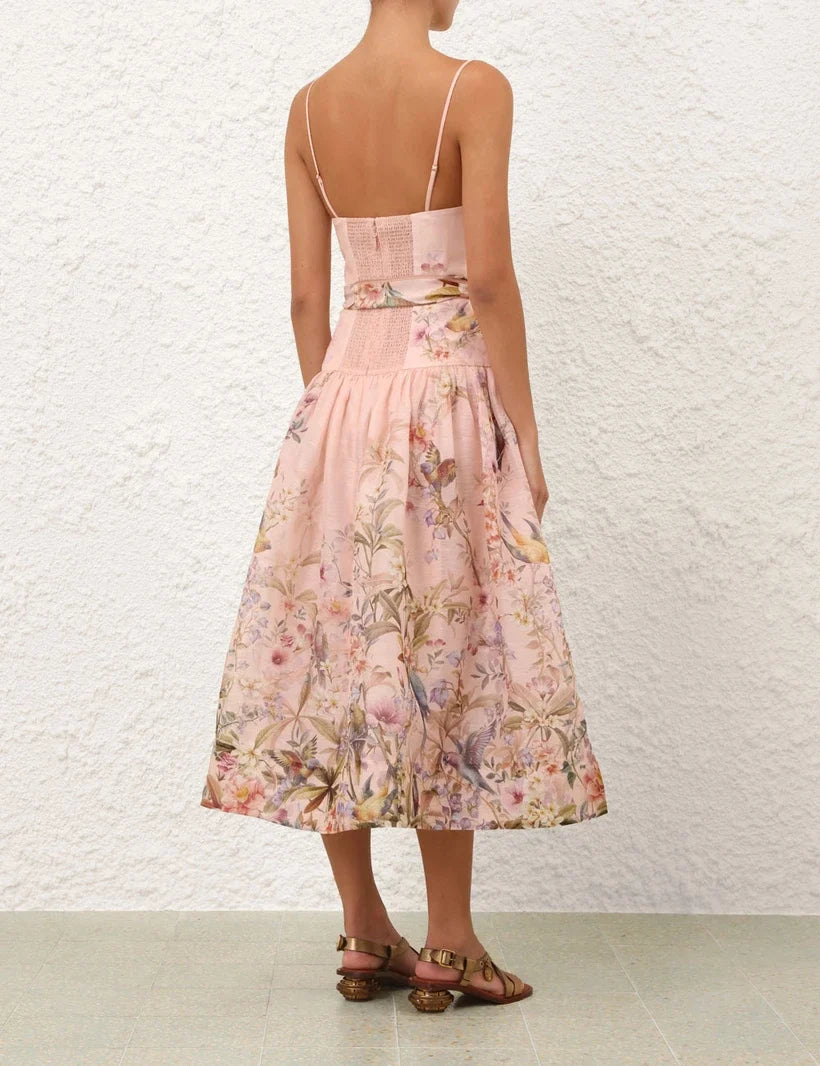 Rebelllion Button Midi Dress