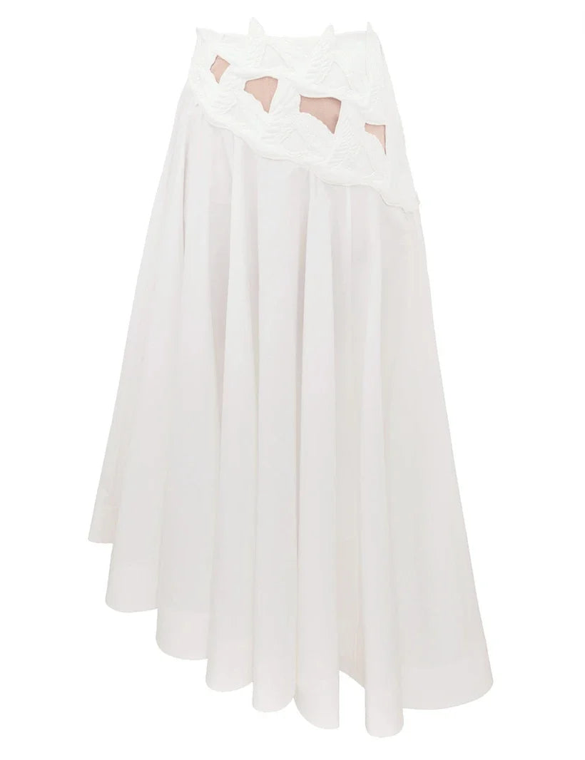 Luna Applique Maxi Skirt