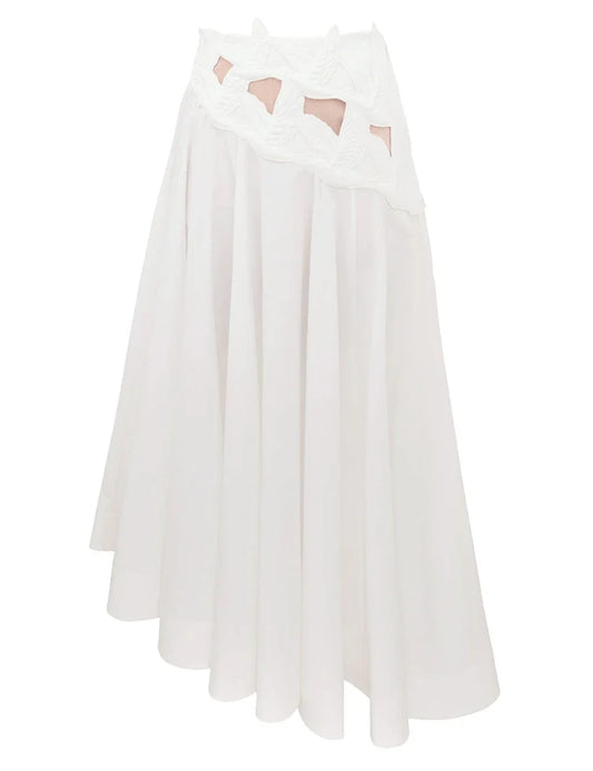Luna Applique Maxi Skirt