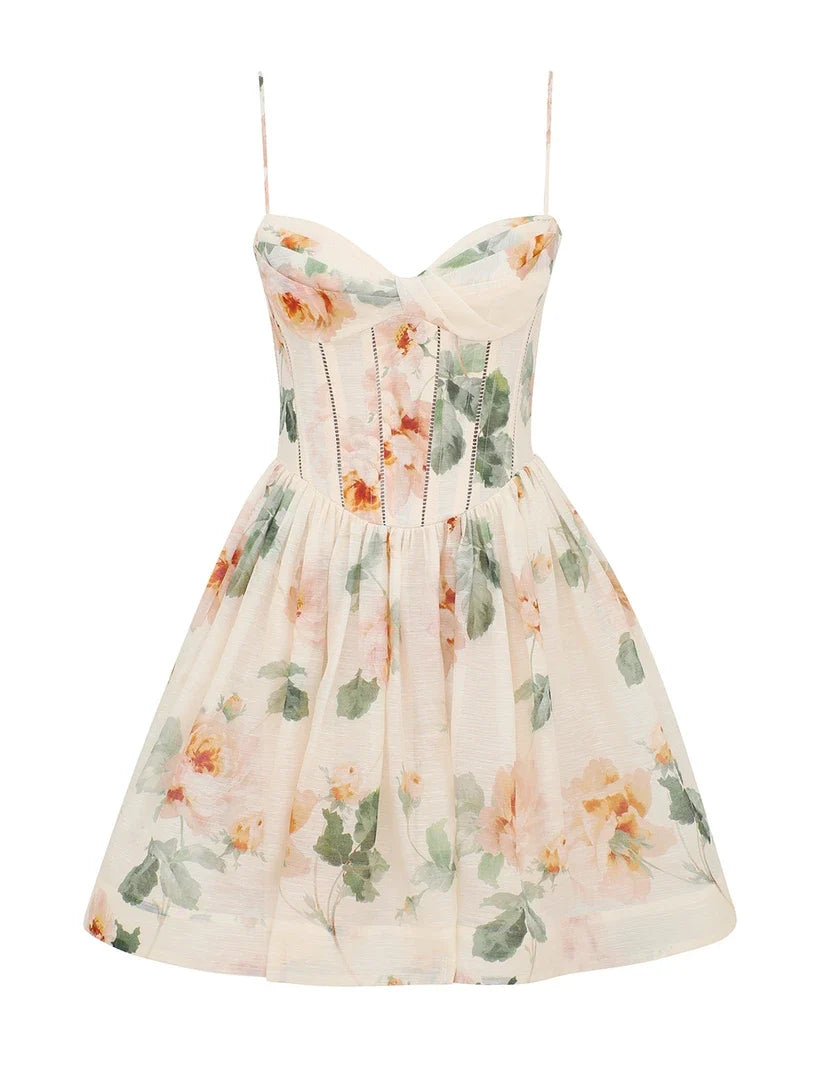 Carousel Corset Mini Dress