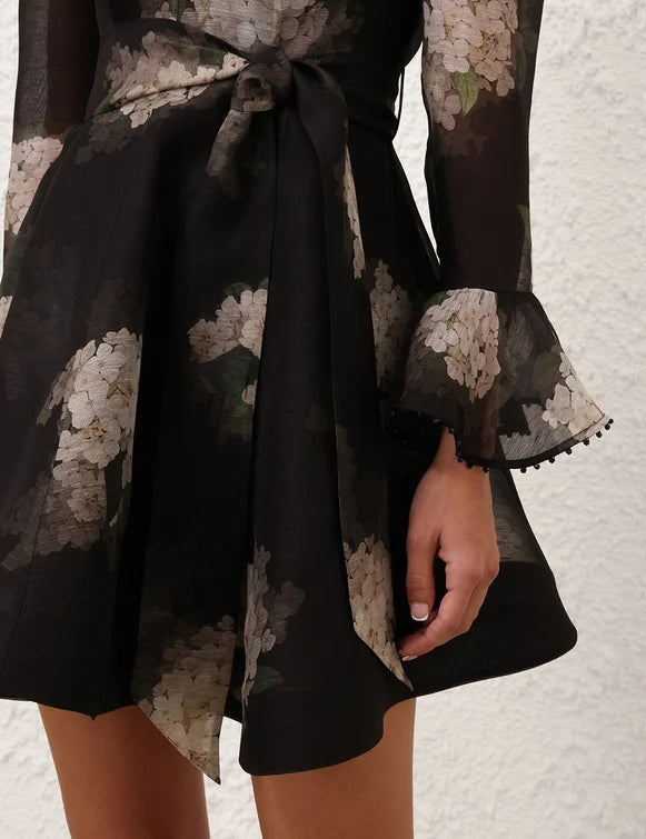 Balance Long Sleeve Mini Dress