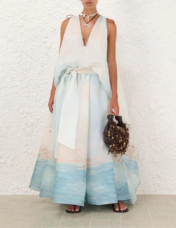 Illuminate Plunge Gown