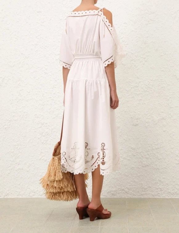 Scarborough Embroidered Midi
