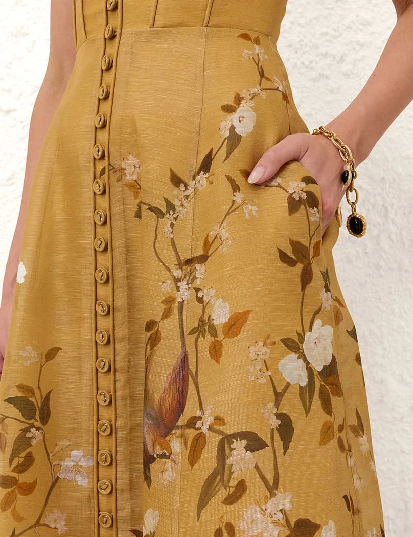 Momentum Corded Midi Dress
