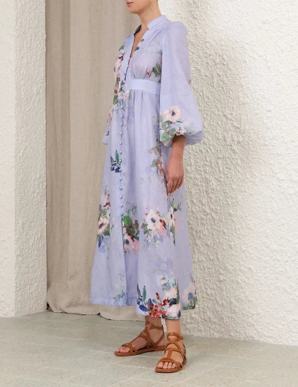 Everley Plunge Midi Dress