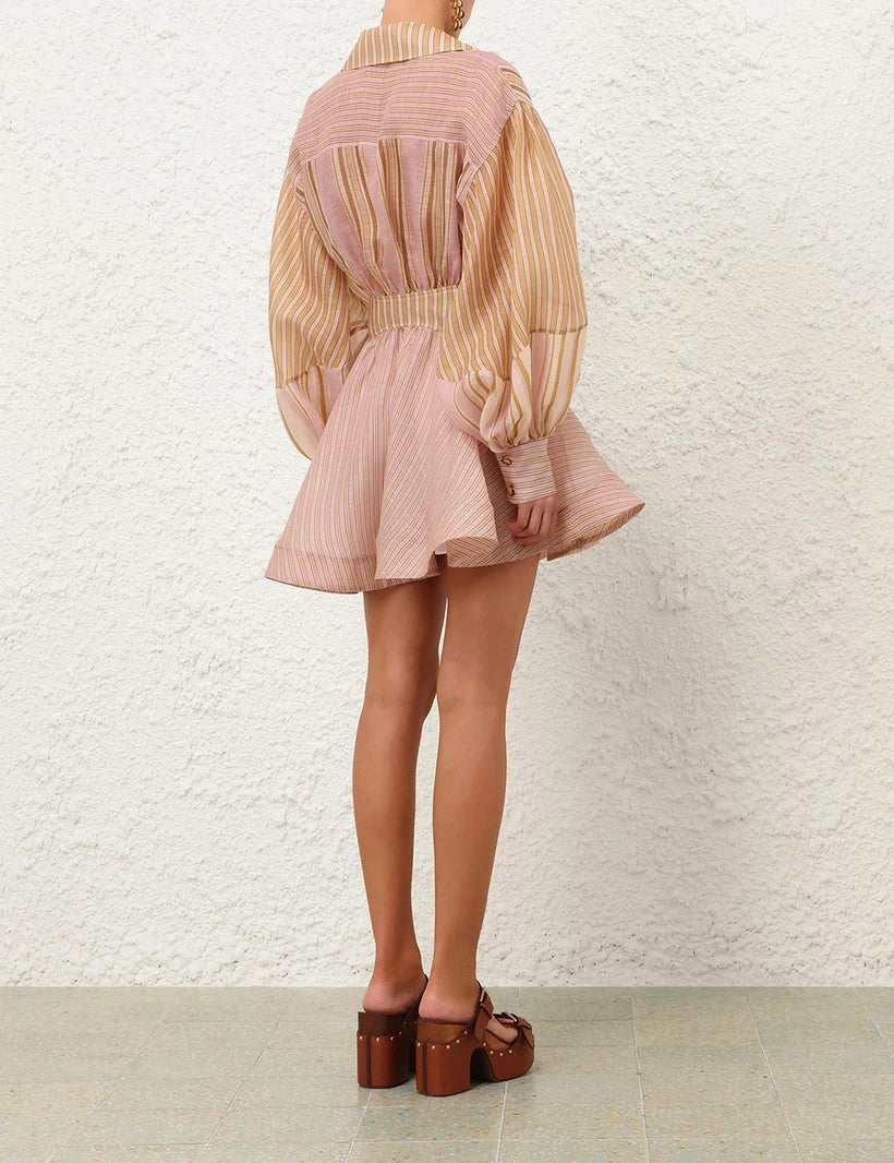 Alchemy Striped Mini Dress