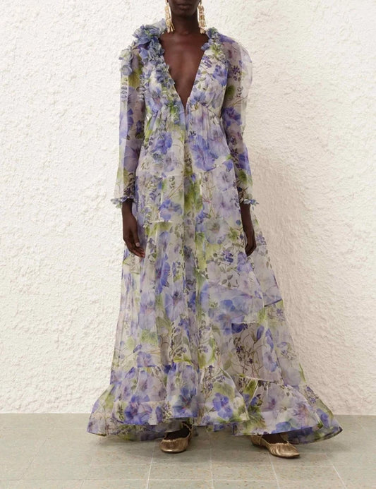 Natura Flower Midi Dress