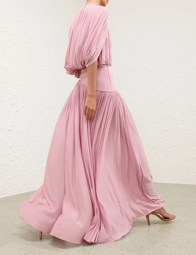 Alchemy Caped Blouse & Asymmetric Skirt Set