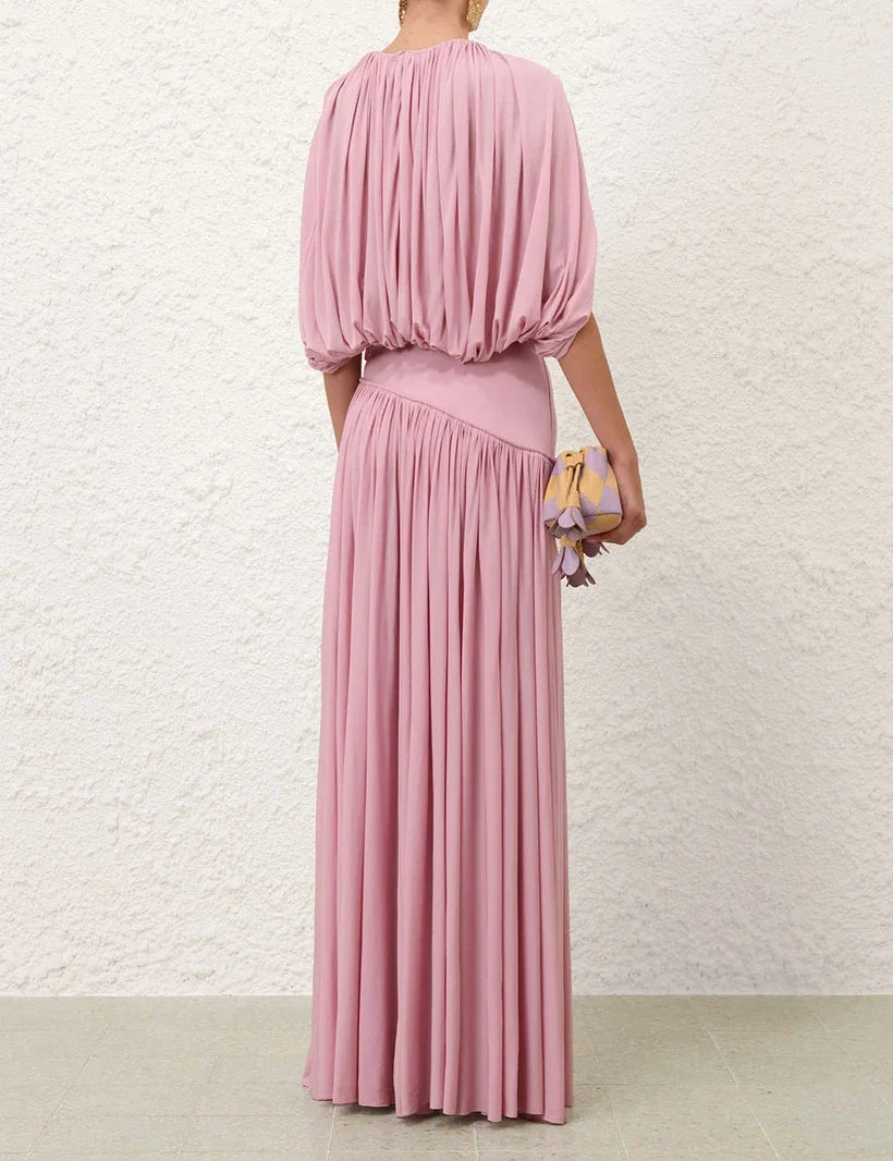 Alchemy Caped Blouse & Asymmetric Skirt Set