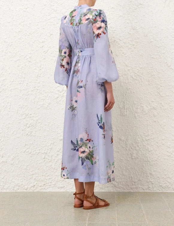 Everley Plunge Midi Dress