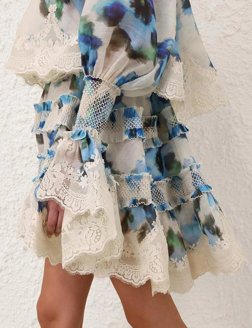 Alchemy Shirred Mini Dress