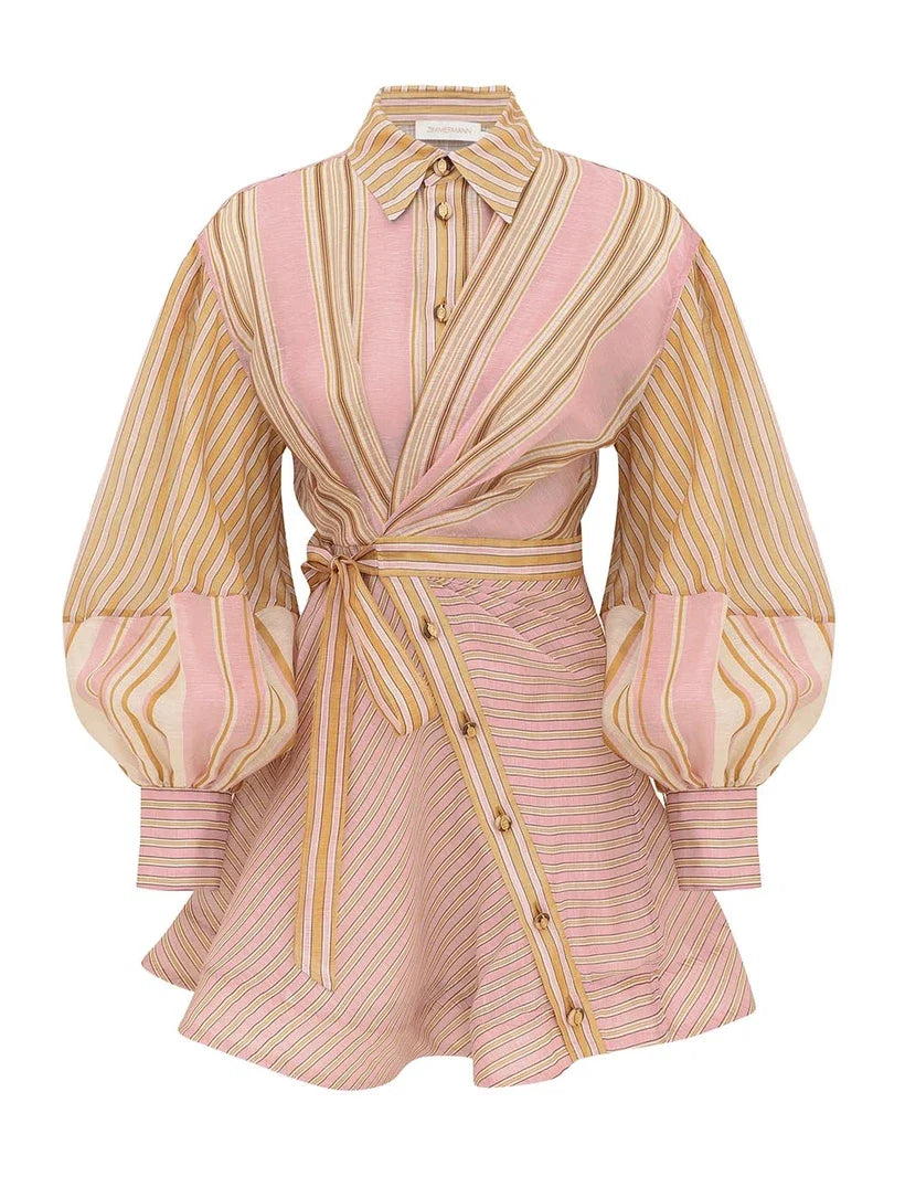 Alchemy Striped Mini Dress