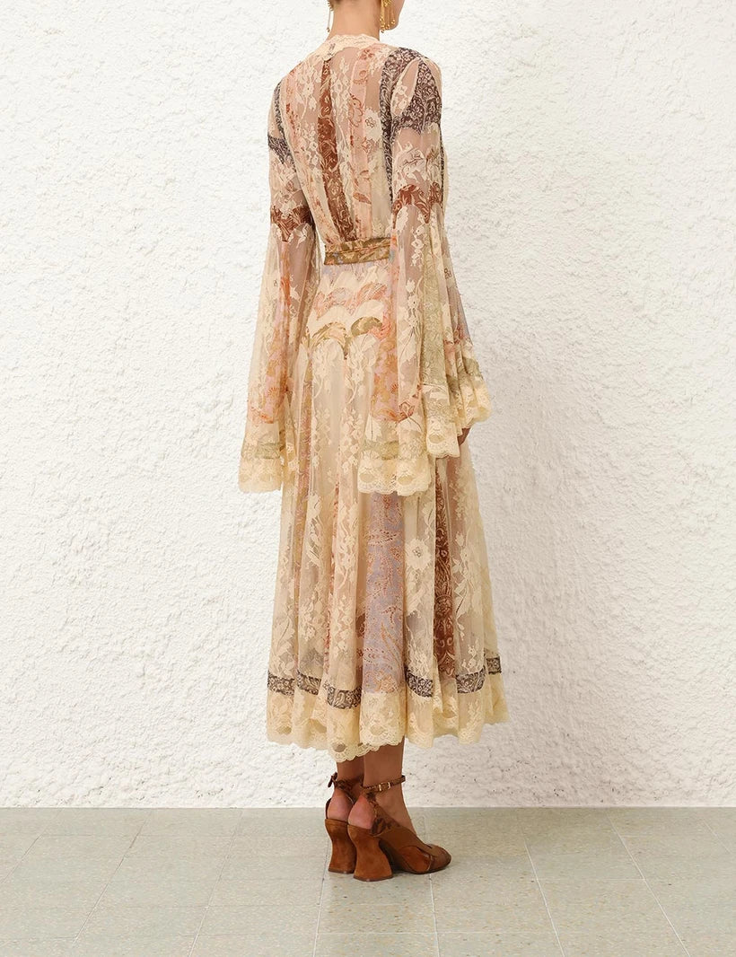 Valiant Panelled Wrap Dress