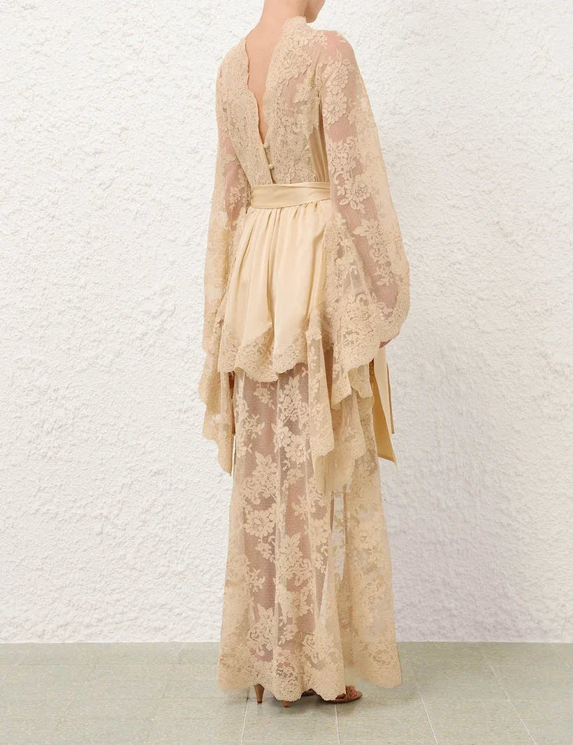 Hypnotic Satin Drape Dress