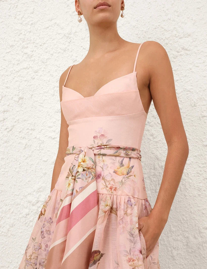 Rebelllion Button Midi Dress
