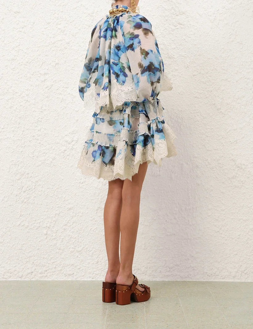 Alchemy Shirred Mini Dress