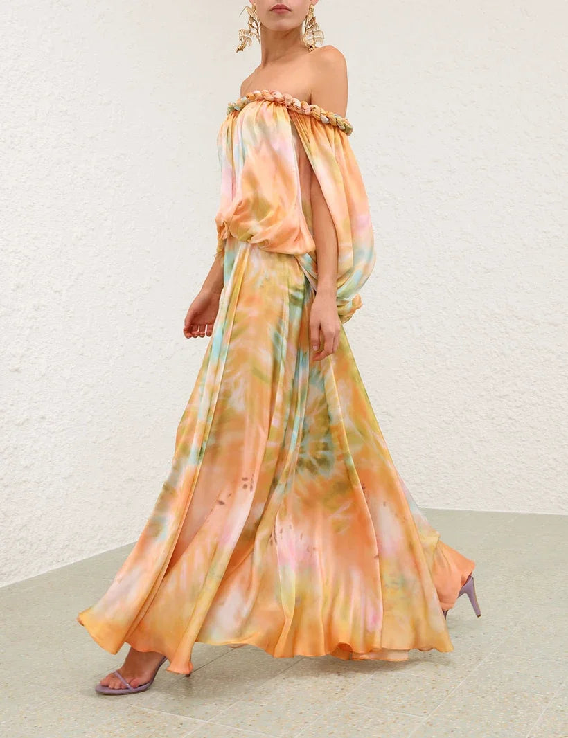Luna Twist Billow Gown